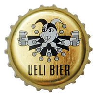 Ueli Bier-Kronkorken der Brauerei Fischerstube in Basel